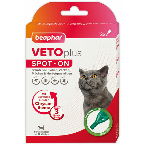 Beaphar VETOplus SPOT-ON für Katzen