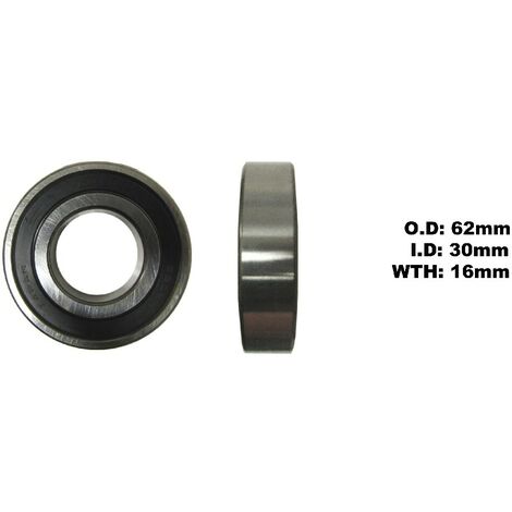 Bearing Koyo 6206DDUID 30mm x OD 62mm x W 16mm 601B-6206