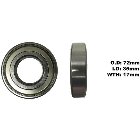 Bearing Koyo 6207ZZID 35mm x OD 72mm x W 17mm