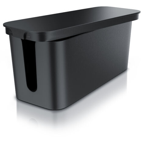 BEARWARE Kabelbox Kabelbox mit Gummifüßen Kabelmanagement / Kabelordner / Ladebox