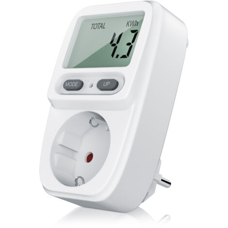 BEARWARE Stromverbrauchszähler mit Kindersicherung Power Meter Energiekostenmessgerät