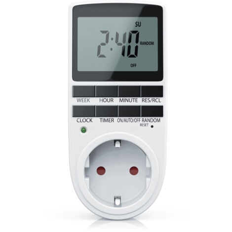 BEARWARE Zeitschaltuhr LCD-Display / 3680W / 10 konfigurierbare Programme