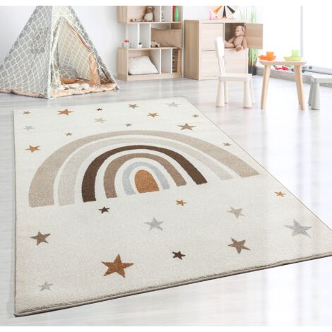 Beat Kids tapis enfant moderne entretien crème, 80 x 150 cm