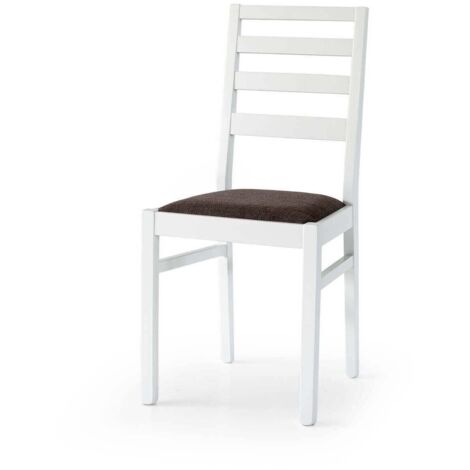 BEATRIX - sedia moderna in legno con seduta in stoffa