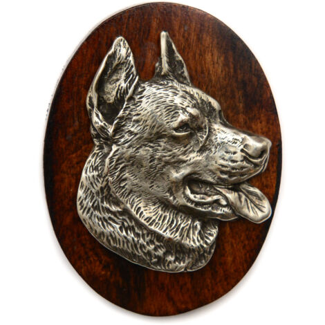 Beauceron Berger Français - Broche d'exposition canine, clip de numéro de départ, badge chien par Art-Dog