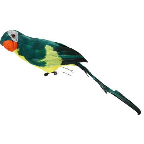 Beautiful Unique Simulation Parrot Decor Artificial Feather Bird Garden Landscape Decoration