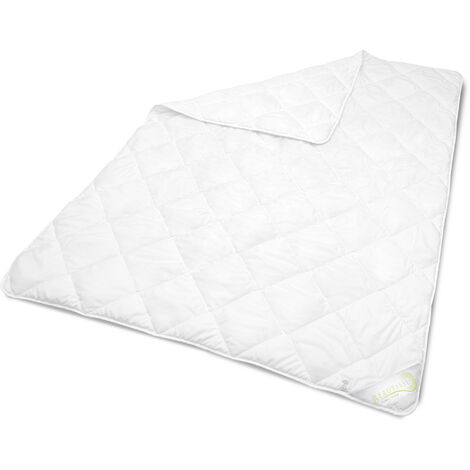 Beautissu – Couette été 135x200 cm – Microfibre de polyester – Garnissage HCS 7D – Lavable à 60°C – Adaptée aux allergies