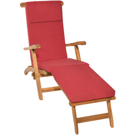 Beautissu – Coussin bain de soleil 175x45x5 cm – Tissu 220g/m² – Mousse polyuréthane – 2 sangles de fixation – Résistance UV 5