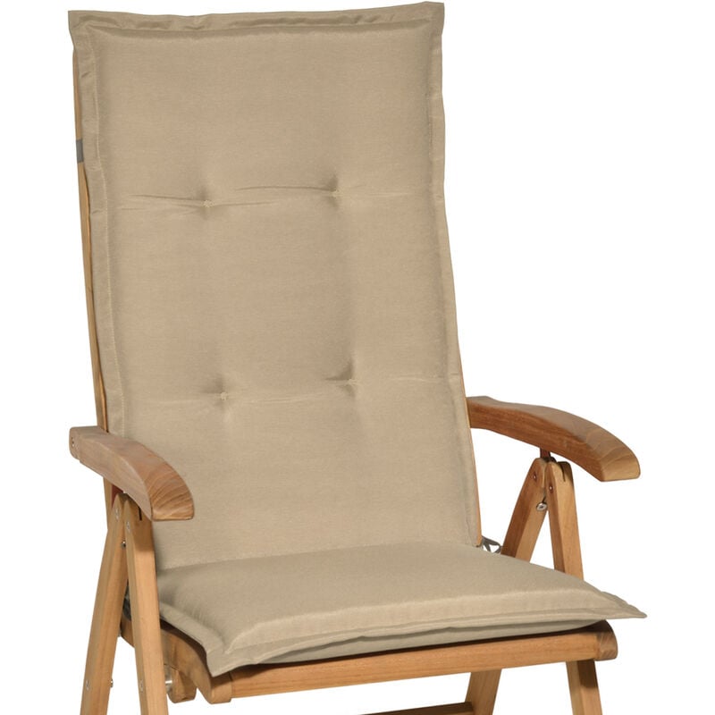 Beautissu - Matelas Coussin pour chaise fauteuil de jardin terrasse Loft hl Nature