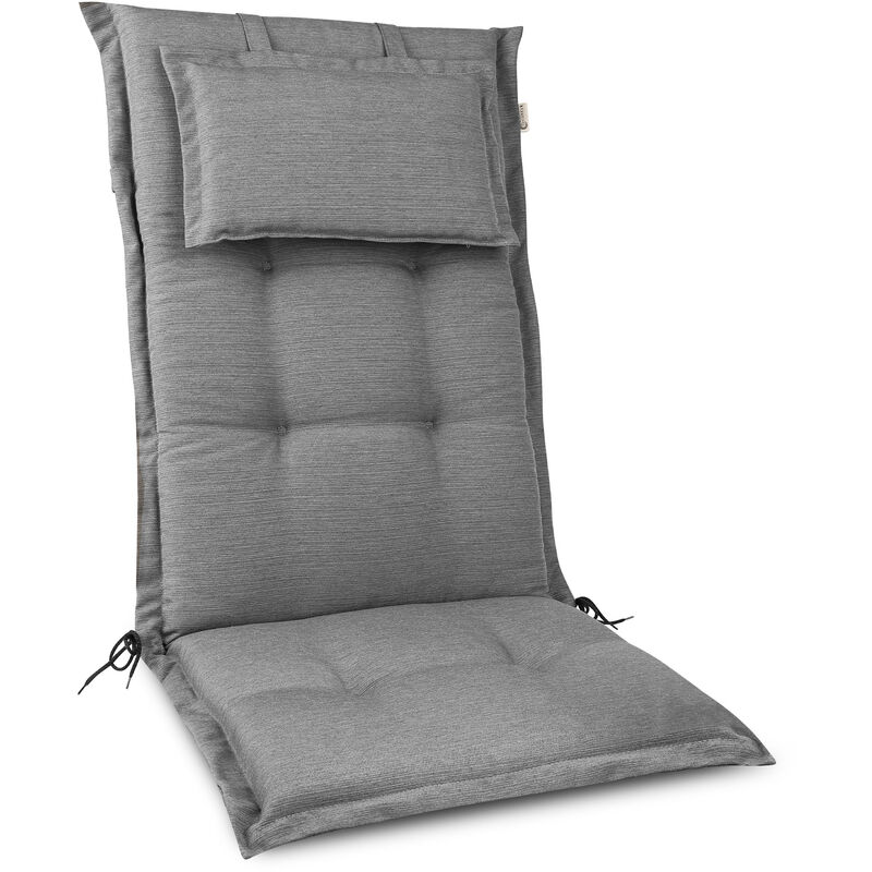

HighLux HL - Cojín para sillas de balcón o Asiento Exterior con Respaldo Alto - 120x52x7 cm - Cojines para tumbonas y terrazas - Made in EU
