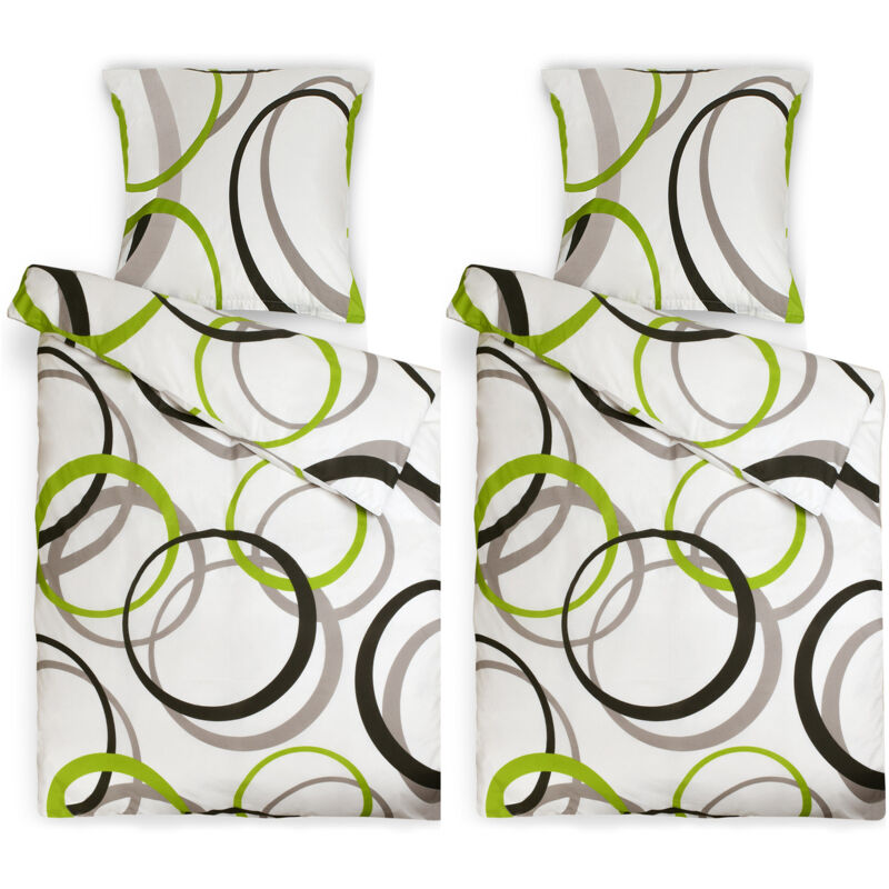 Beautissu - Housse de Couette Set Nina 220cm, 155cm