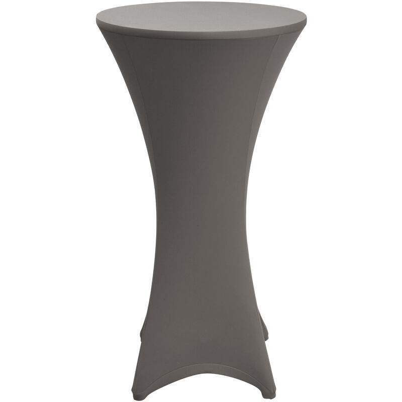 Housse de table bistrot Stella Housse de table bistrot Stella Anthrazit, 80cm (∅) - Beautissu