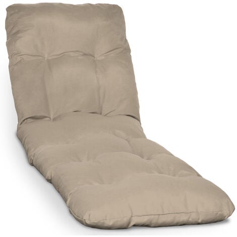 Beautissu Matelas Coussin pour Bain de soleil Flair RL	Nature, 190x60x8 cm