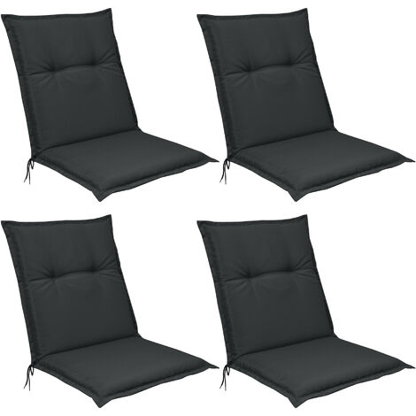 4 Cuscini per sedie con alette da legare sotto