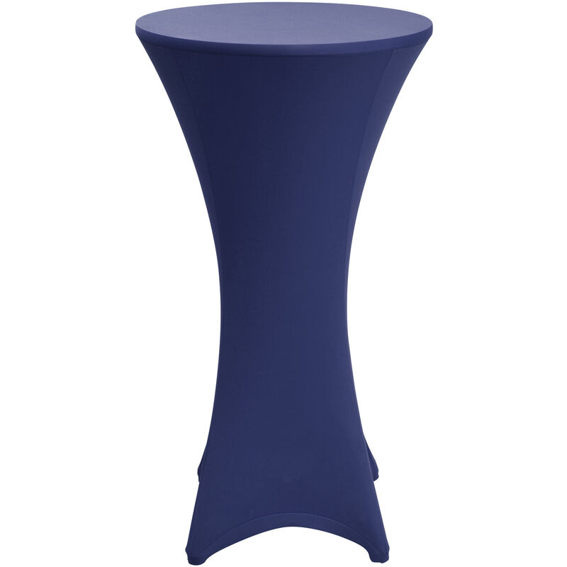 

Stella - Hermosa funda elástica para mesa bar bistro - Cobertura - Mantel de diseño Azul, 70cm (∅) - Beautissu