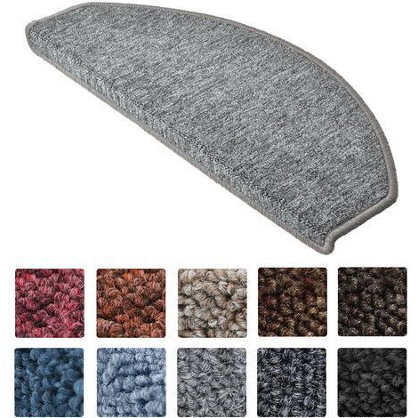 Beautissu Stufenmatte ProStair 15er Set	Hellgrau, 65 x 25 x 4 cm