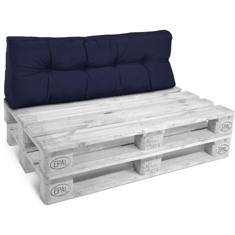 en.casa] 1x coussin de siège pour canapé d'euro palette [blanc] coussins de  palettes in/outdoor rembourrage meuble - Conforama