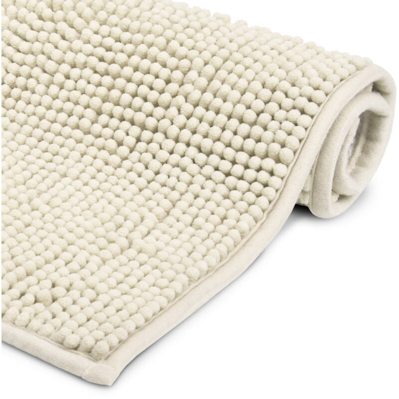 Tapis de Bain BeauMare fl - Antidérapant Absorbant Nature, 60cm, 50cm - Beautissu