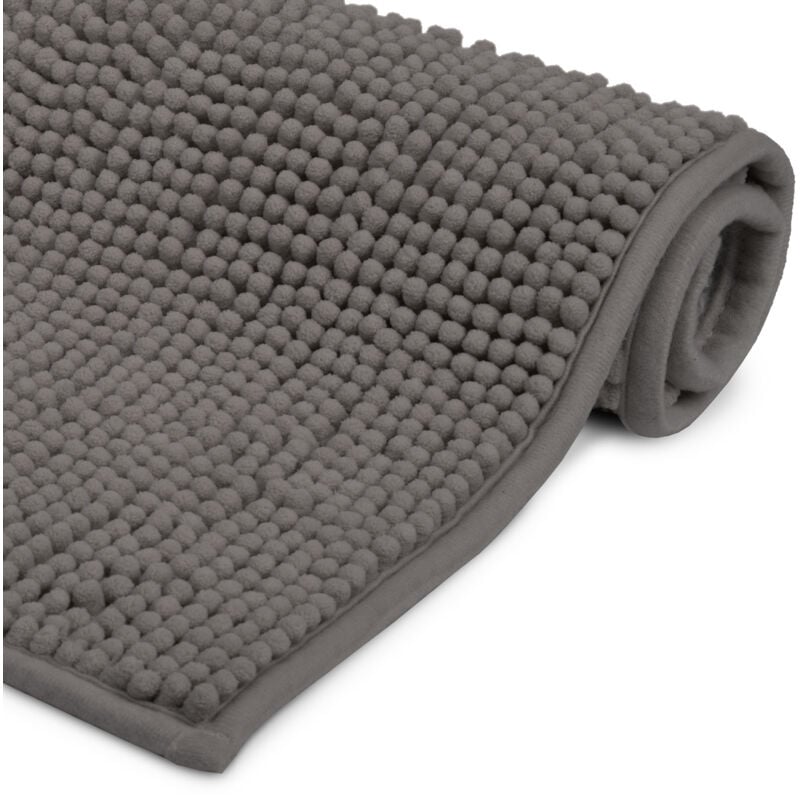 Tapis de Bain BeauMare wr - Antidérapant Absorbant 80x50cm Anthrazit - Beautissu