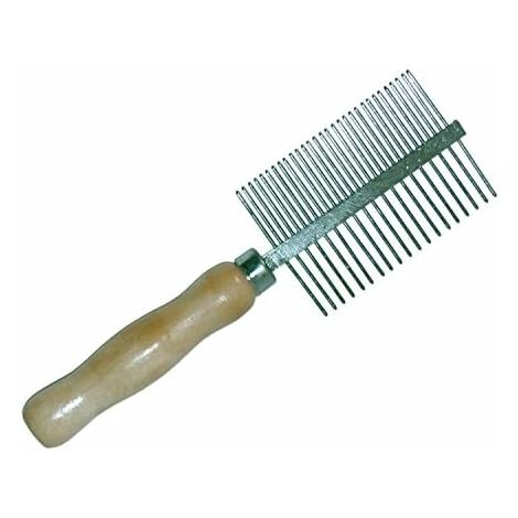 Beauty Line Pettine Doppio Manico Legno CROCI