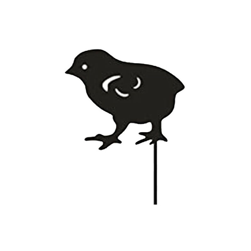 Beautydaffy metallo pollo giardino oro Plug-in