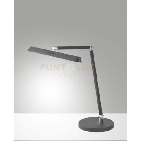 BEBA LAMPADA DA SCRIVANIA ANTRACITE A LED CCT 3000K - 4000K - 6000K- 12W - 1340 lm DIMMERABILE ORIENTABILE