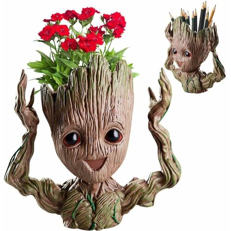 Bébé gros pot de Fleur - Figurine d'action pour Plantes et stylos du Film Classique - Parfait comme Cadeau - Je s'appelle BÉBÉ Groot