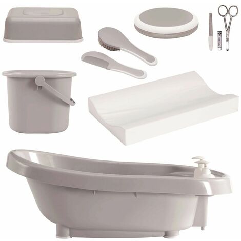 Bébé-Jou Set de bañera térmica DeLuxe Click gris 4996051
