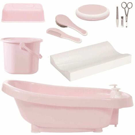 Bébé-Jou Set de bañera térmica DeLuxe Click rosa 4996054