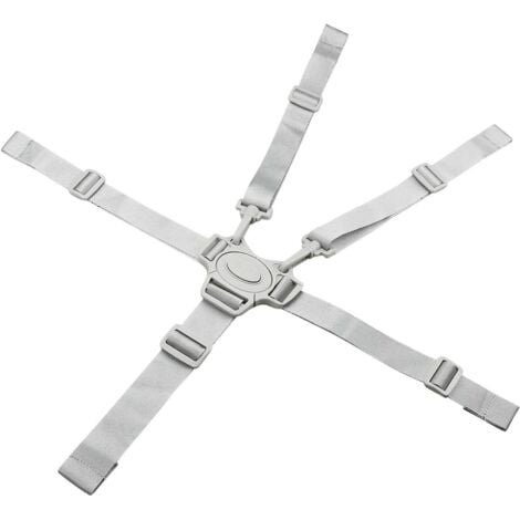 MEZHENG Bébé Sangle de Sécurité, Harnais de Sécurité 5 points, Ceinture de Sécurité Bébé Sangle de Sécurité pour Chaise Haute Pour haise Haute/Poussette