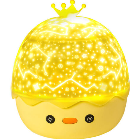 Bébé Veilleuse Projecteur, Rotation 360 Equipée 6 Types Lumières Lampe Projection, 8 Types de Musique Relaxante, Convient pour Enfants, Anniversaire, Halloween, Vacances, Fêtes