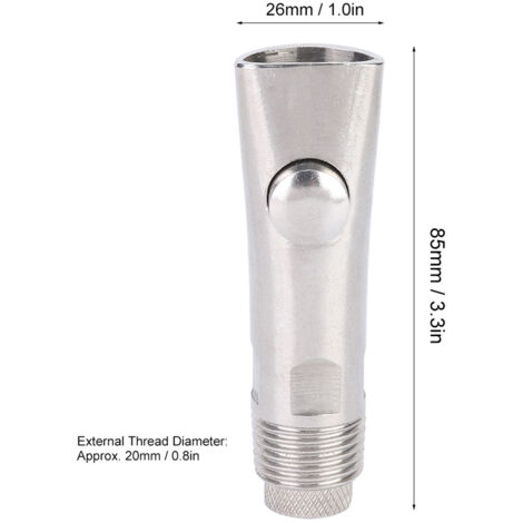Bebedero automático para cerdos DN15, acero inoxidable, 85 mm - 5 unidades