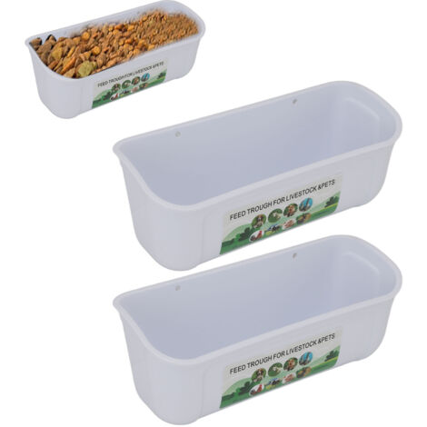 [Bebedero colgante] + [Juego de 2 piezas] + [Comedero de plástico PP] + [Comedero para animales/gallinas]