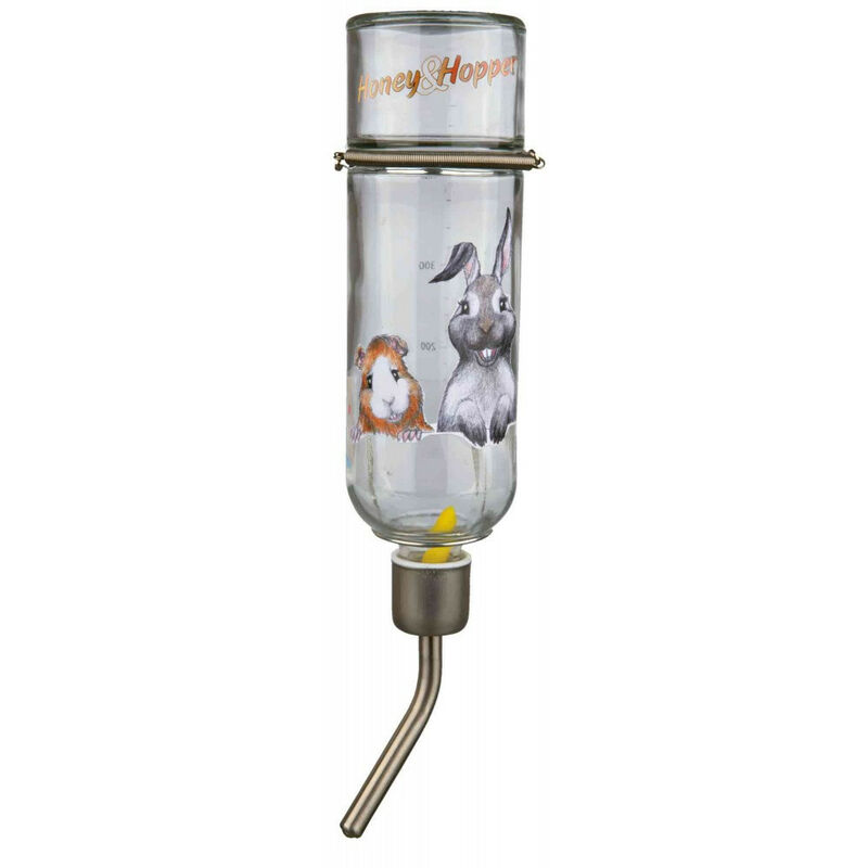 

Trixie - Frasco de vidrio, Honey & Hopper. 500 ml, para conejos.