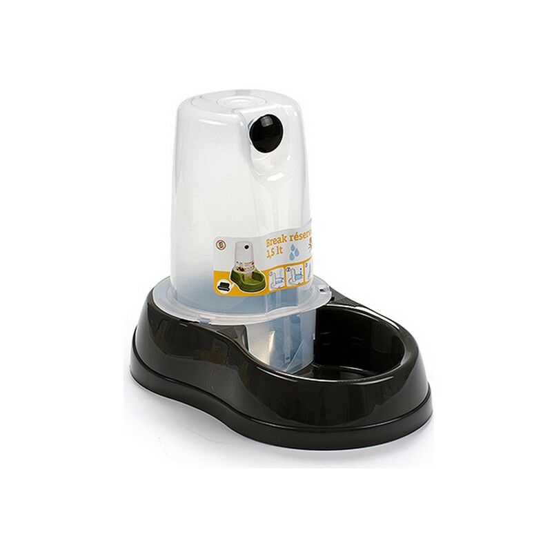 

Bebedero Plástico (1500 ml) Transparente Antracita
