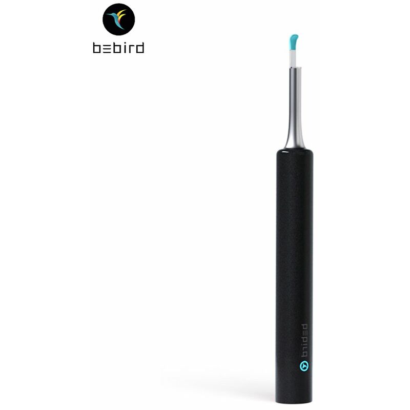 

T5 Smart Visual Ear-Stick Endoscopio 200W Herramienta de seleccion de oido de alta precision en la oreja Funciona con la aplicacion,Negro - Bebird
