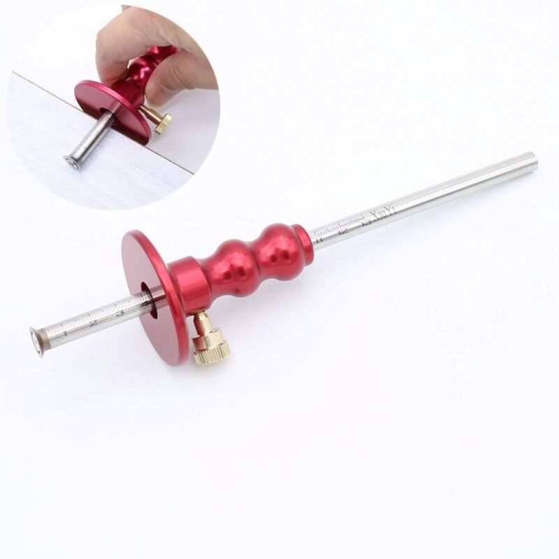 Image of BEBUSINGOTO 0–130 mm Holzmarkierungswerkzeug – Radlehre für die Holzbearbeitung