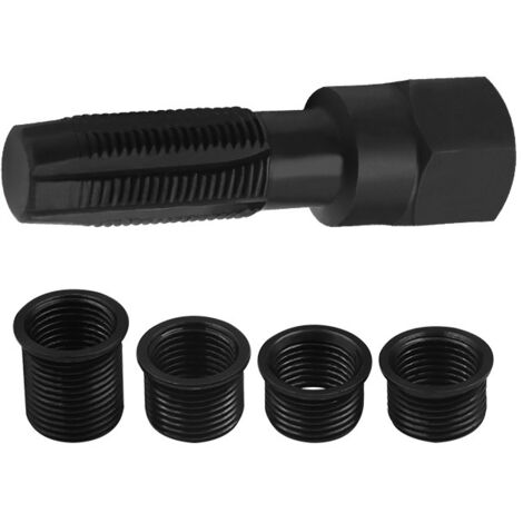 BEBUSINGOTO 1 ensemble Kit de Réparation de Filetage de Bougie Outils de Réparation de Filetage pour Bougie Allumage Ensemble Complet Insertion Outils Durables et Polyvalents pour Véhicules