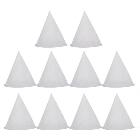 BEBUSINGOTO 10 bolsas de malla filtrantes para miel de apicultura para herramientas de extracción de miel