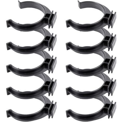 BEBUSINGOTO 10 clips para rodapiés, clips para rodapiés, clips para rodapiés de cocina, clips para rodapiés, clips para paneles de baño, clips para rodapiés de cocina, sujetadores, negros