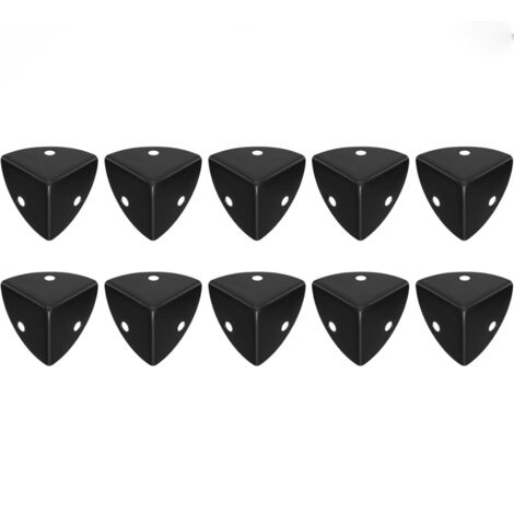 BEBUSINGOTO 10 piezas protectores de esquinas de mesa de metal, protectores de ángulos de metal, protectores de esquinas de metal, protectores de esquinas de metal para muebles, esquinas protectoras