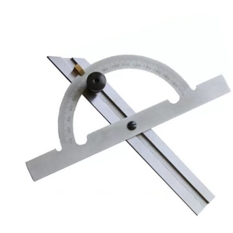 BEBUSINGOTO (100 x 150 mm, 10 – 170 °) 1 Winkelmesser mit Schlitten