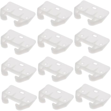 BEBUSINGOTO 12-teiliges Schubladenschienen-Set aus Kunststoff mit Keilen für einfache und sichere Möbelmontage