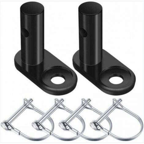 BEBUSINGOTO 2 Jeux Coupleur de Remorque de Vélo Connecteur d'Attelage de Remorque de Vélo Remplacement d’Attelage de Remorque en Acier Adaptateur de Montage Coupleur de Vélo Adaptateur de Fixation