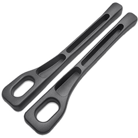 BEBUSINGOTO 2 piezas paquete de tapones para huecos de asientos de coche, tira antifugas negra, relleno para juntas laterales.