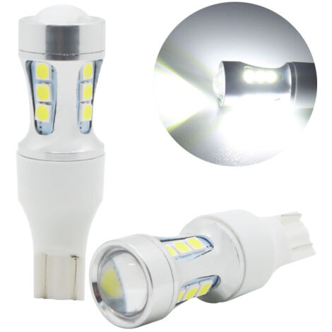 BEBUSINGOTO 2er-Pack LED-Lampen, 912 921 LED-Lampe, Rückfahrlicht, T15 LED-Rückfahrlicht, 2600 Lumen, 6000 K, Xenonweiß, W15W, 906 904 902, superhelles Licht