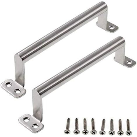 BEBUSINGOTO 2er-Pack robuste Schiebetürgriffe aus Edelstahl für Scheune, Schrank, Badezimmer, Kommode