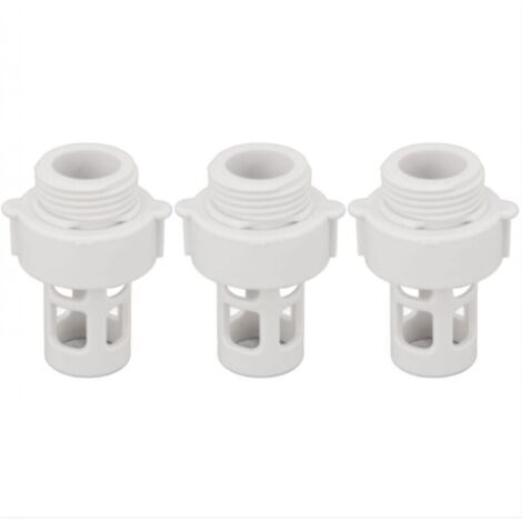BEBUSINGOTO 3 pièces Connecteur de bouchon de vidange de tuyau de piscine, adaptateur de tuyau de piscine, bouchon de Drainage d'eau pour piscines rondes Intex 10184, filetage de 25mm