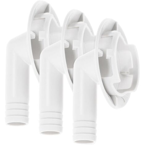 BEBUSINGOTO 3-teiliges Klimaanlagen-Ablaufgarnitur-Set mit Winkeladapter für Fensterklimaanlage und Außengerät
