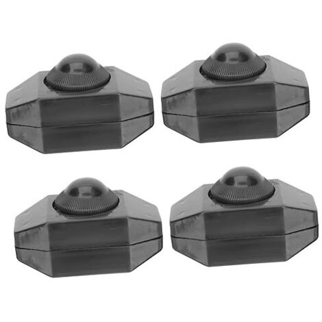 BEBUSINGOTO 4 pièces lampe de table gradateur connecteur bouton en ligne lampe de table rotative interrupteur de lampe de table accessoires de soudage gradateur en plastique rotatif luminosité